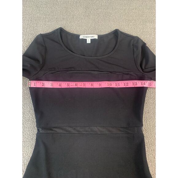 Elizabeth & James Millie Dress Bodycon Long Sleeve Black Size 2 - Picture 9 of 13